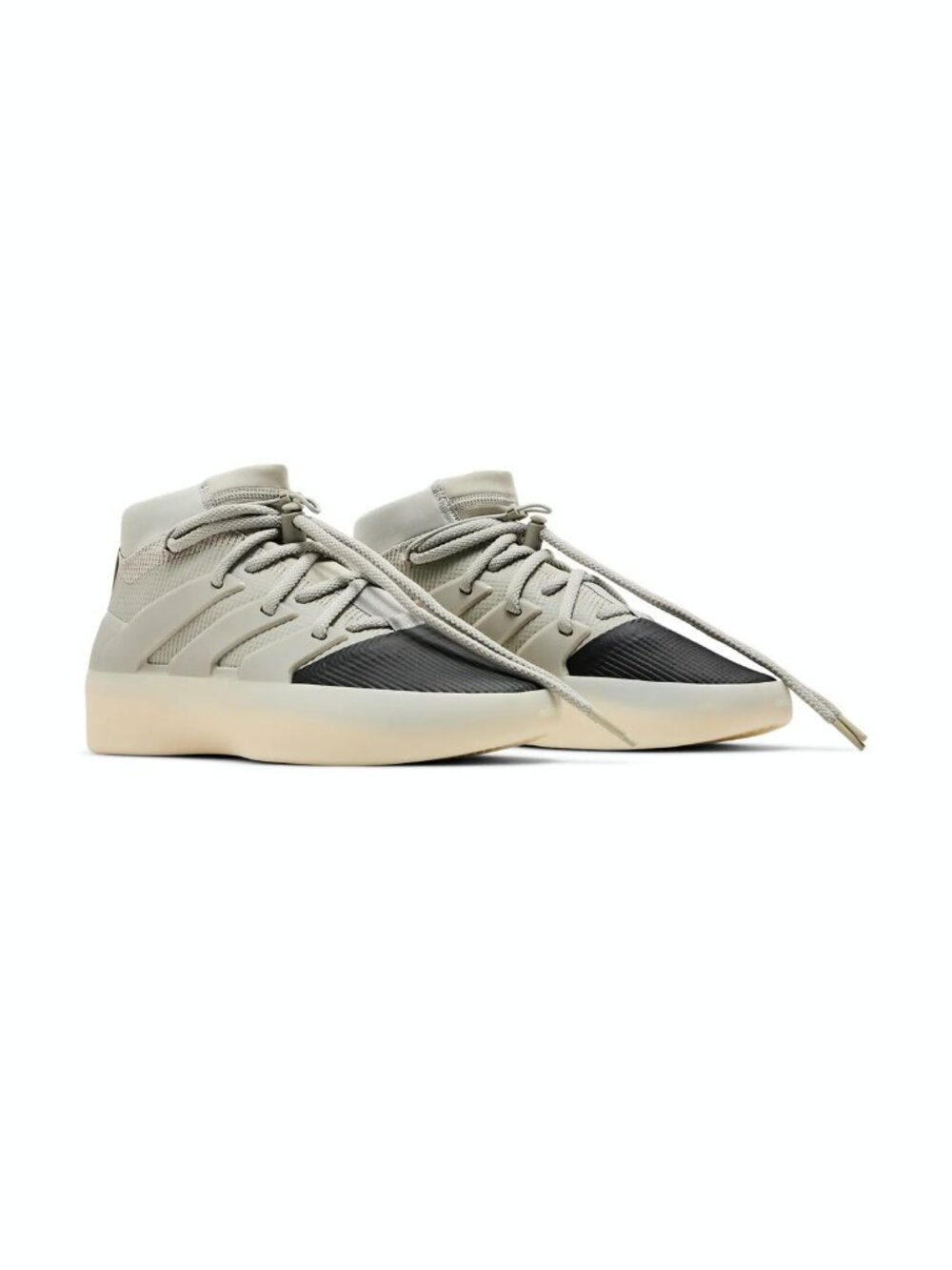 Fear of God Athletics x Adidas Basketball 1 Sesame Carbon Mens Size 9.5 Sneakers